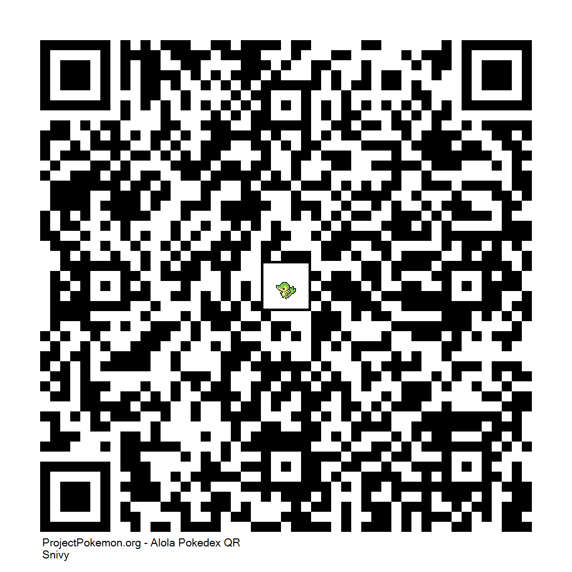 Cdigo QR de Snivy